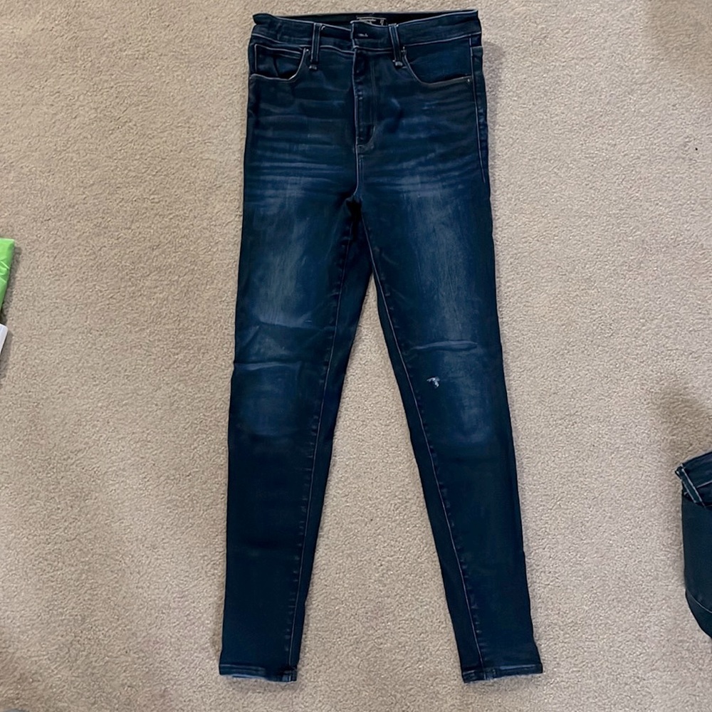 Abercrombie & Fitch Simone High Rise Super Skinny jeans sz 4 short
